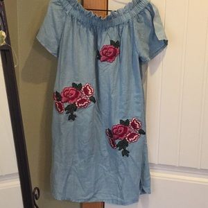 Off the shoulder dress